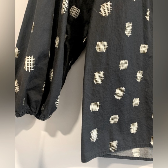 Excellent condition, preowned, Tucker NYC, 100% Cotton 3/4 Sleeve Blouse, Sz S - Picture 4 of 10